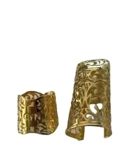 BİLEZİK VE KAPAK TAKIMI VİRANKAPI MODEL-GOLD COLOR